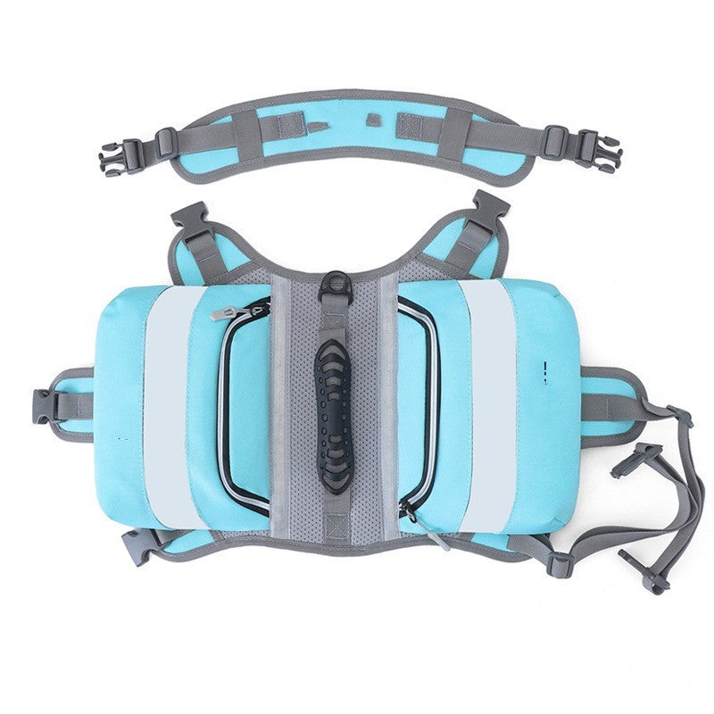 Adjustable Dog Hiking Backpack | Large Pet Travel Saddle Bag for Gear