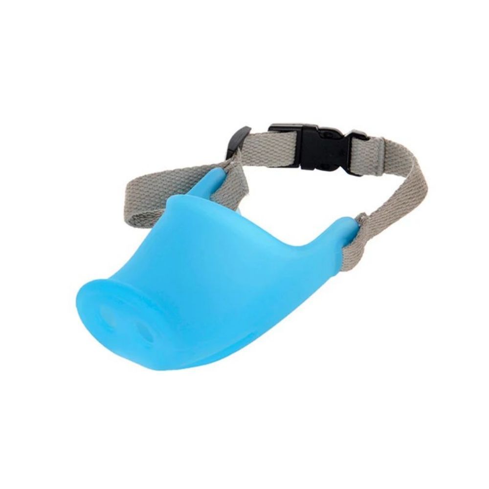 Dog Anti-Bite Piggy Mouth Muzzle Cover | Long Snout Pet Training & Daily Use