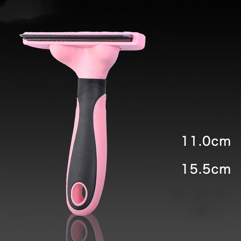 Pet Grooming Tool: Fine/Coarse Stainless Steel Comb for Dogs & Cats