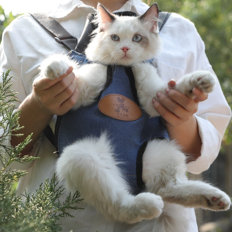 Lightweight & Ventilated Cat Backpack | Portable Travel Carrier for Spring Adventures