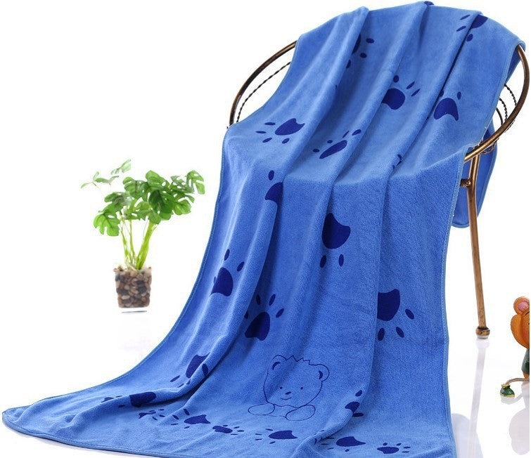 Dog Bath Towel: Super Absorbent Microfiber Drying Towel
