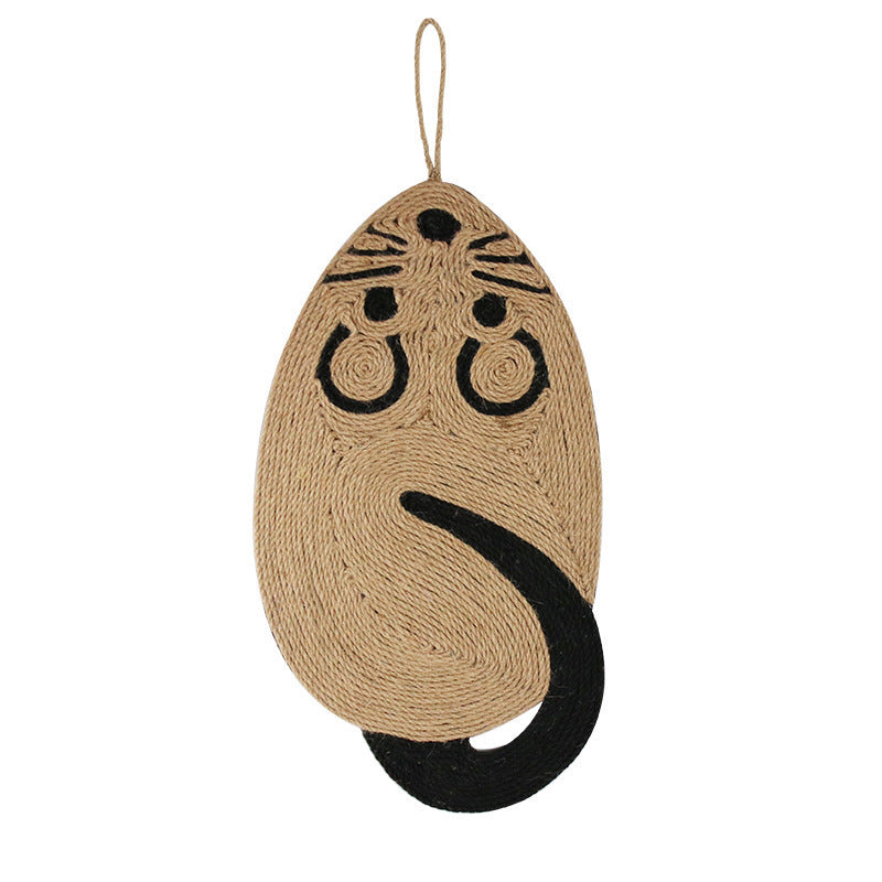 Adorable Mouse Sisal Cat Scratcher | Anti-Scratch Cardboard Pad