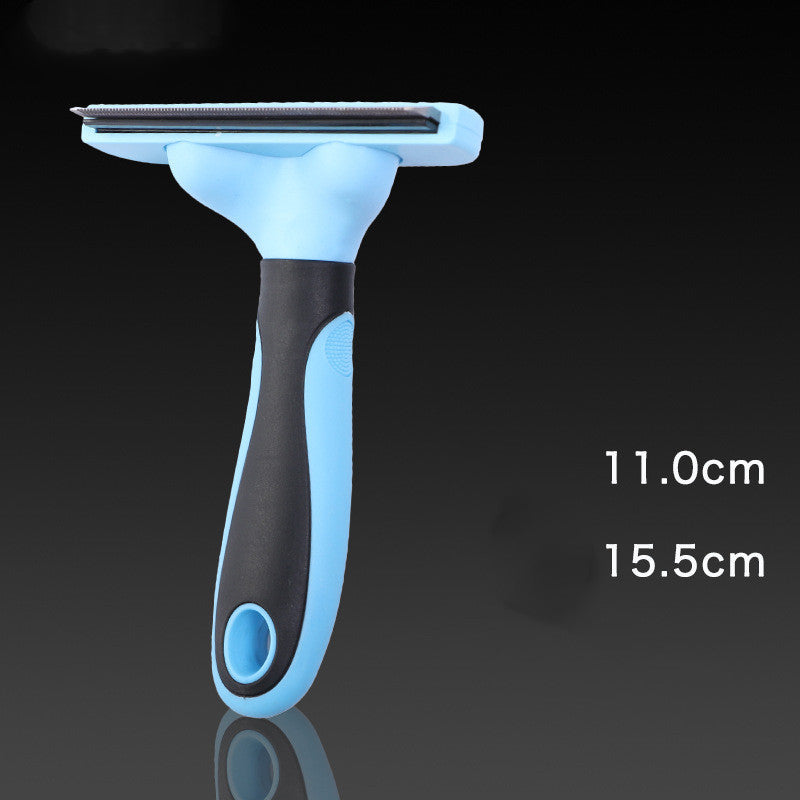 Pet Grooming Tool: Fine/Coarse Stainless Steel Comb for Dogs & Cats