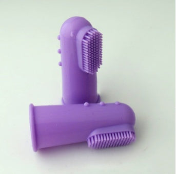 Gentle Pet Oral Care: Super Soft Finger Toothbrush for Dogs and Cats