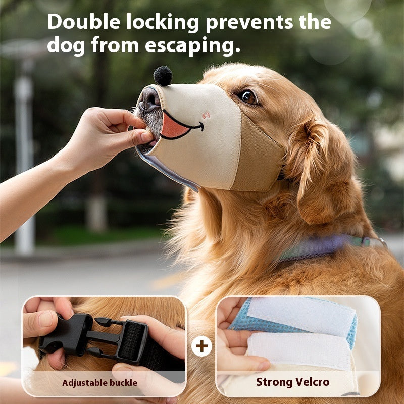 Durable Dog Muzzle Anti-Bite Product | Secure & Comfortable Mouth Cover