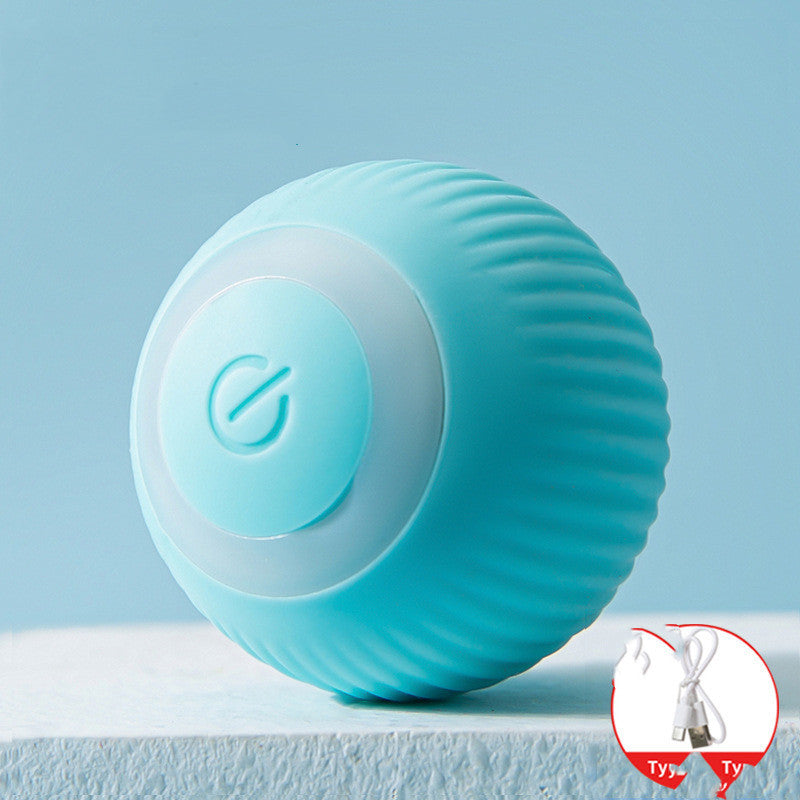 Interactive Cat Toy: USB Rechargeable Gravity Sensor Rolling Ball