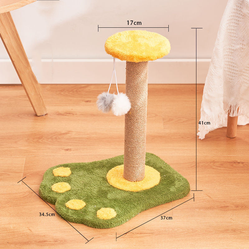 Durable Vertical Sisal Scratcher | Non-Shedding Anti-Scratch Post