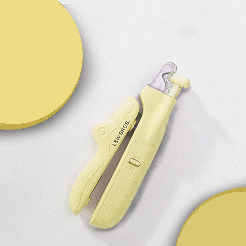 Professional Pet Nail Clippers with LED Light | Safety Trimmer Tool for Dogs & Cats