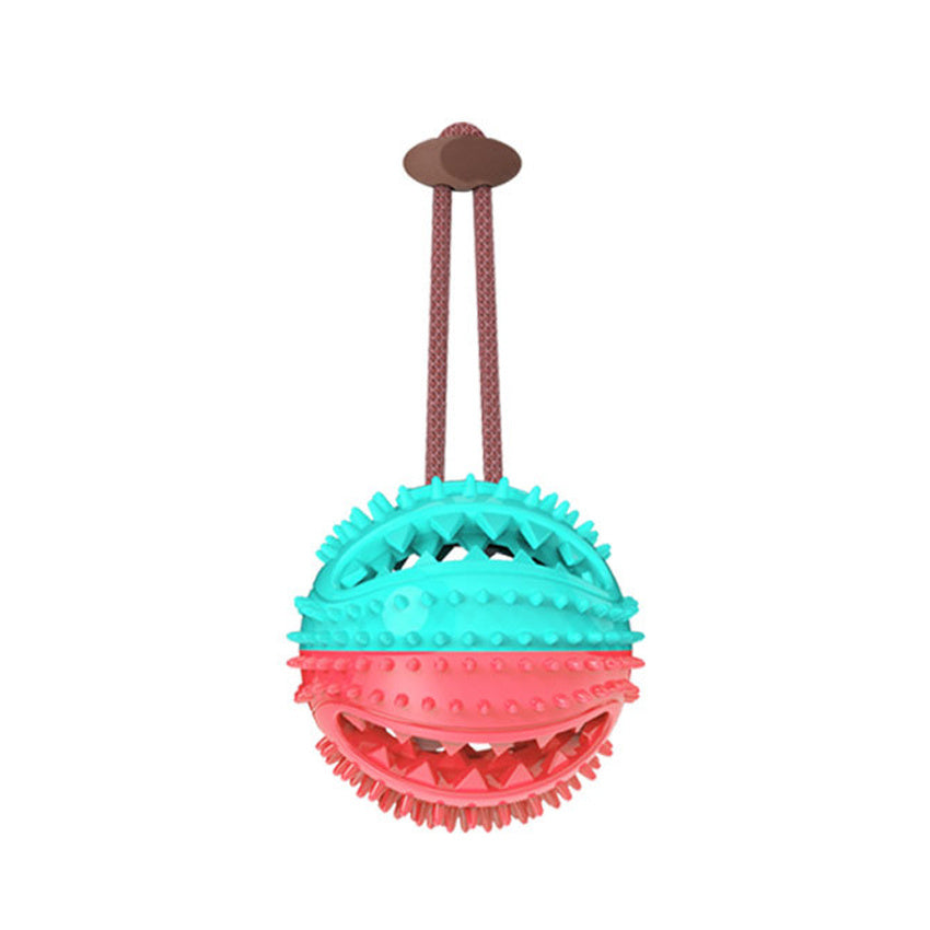 Silicon Suction Cup Dog Toy | Interactive Tug Ball for Chew, Bite & Tooth Cleaning