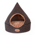 Unique Yurt-Shaped Cat Bed | Cozy Enclosed Pet Nest & Litter House