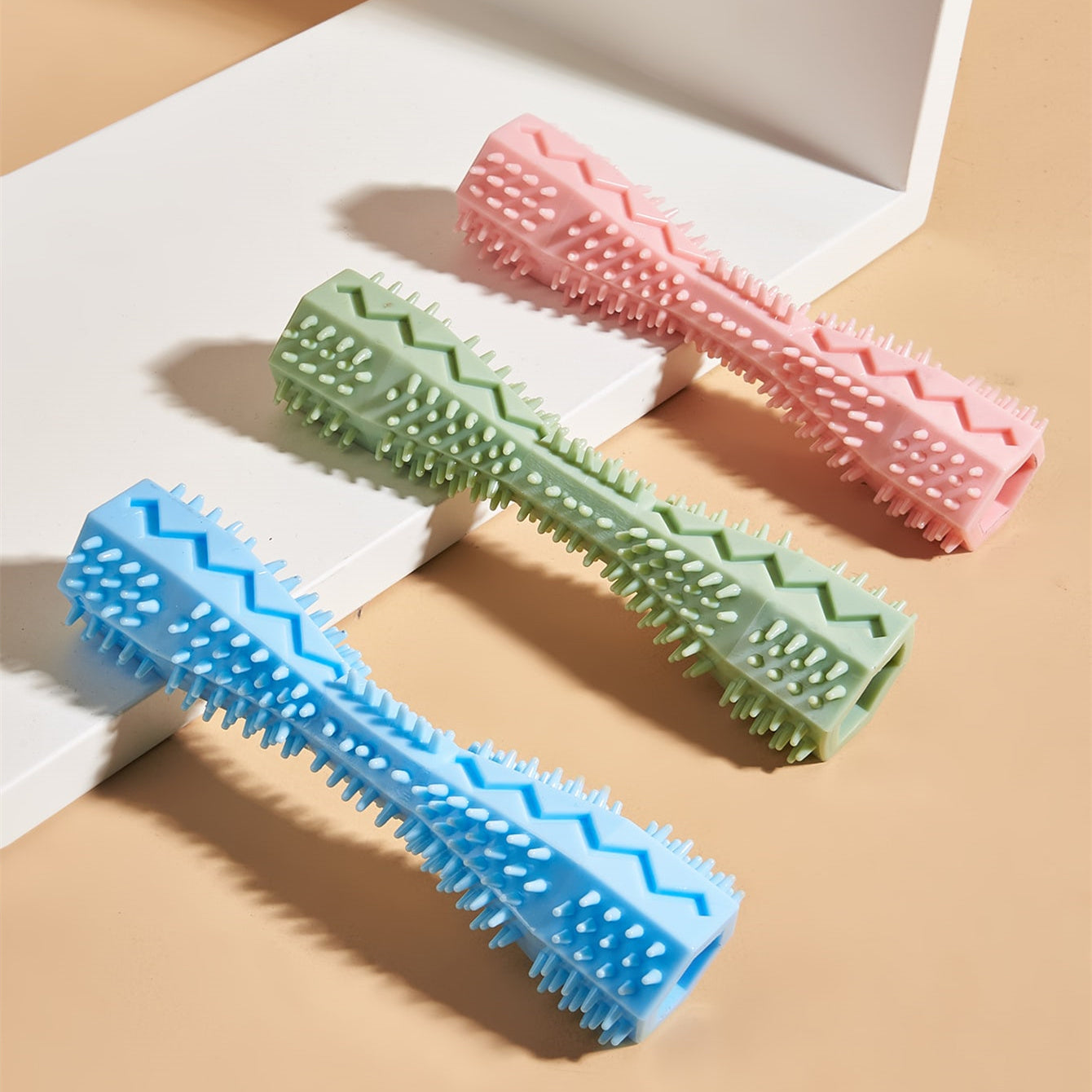 Dog Toothbrush Chew Toy | Interactive Dental Care & Gum Massager