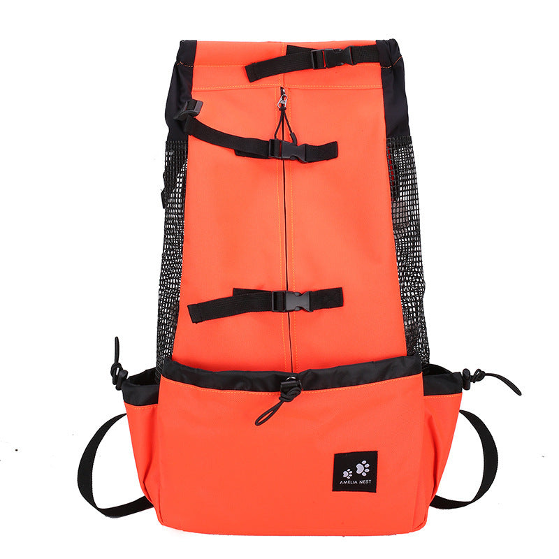 Double Shoulder Pet Carrier Backpack | Outdoor Travel Bag for Dogs & Puppies
