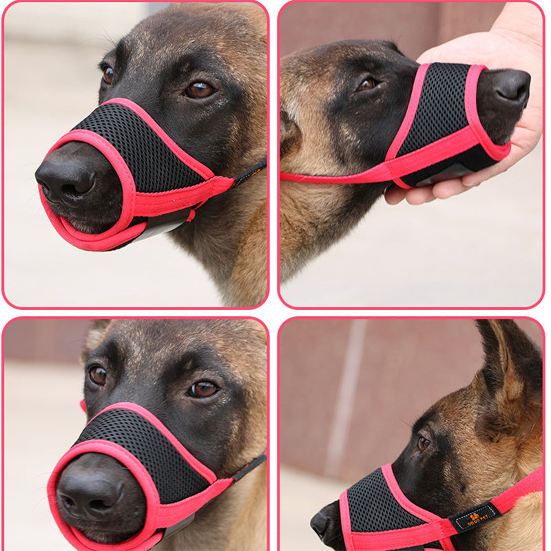 Soft Adjustable Pet Mask | Anti-Barking & Non-Biting Dog Muzzle