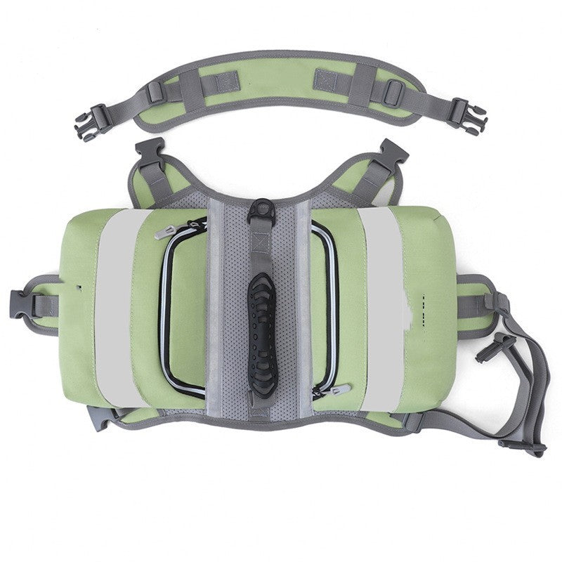 Adjustable Dog Hiking Backpack | Large Pet Travel Saddle Bag for Gear
