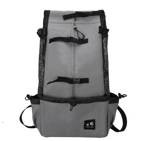Double Shoulder Pet Carrier Backpack | Outdoor Travel Bag for Dogs & Puppies