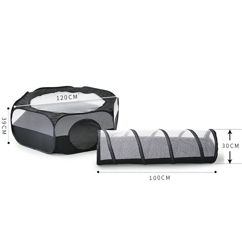 Multifunctional Cat Tunnel: Comfortable Touch, Foldable & Hair-Free Pet Toy